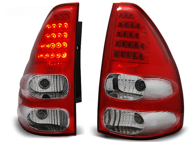 Baklykter LED TOYOTA LAND CRUISER (120) 2003-2009 RED WHITE