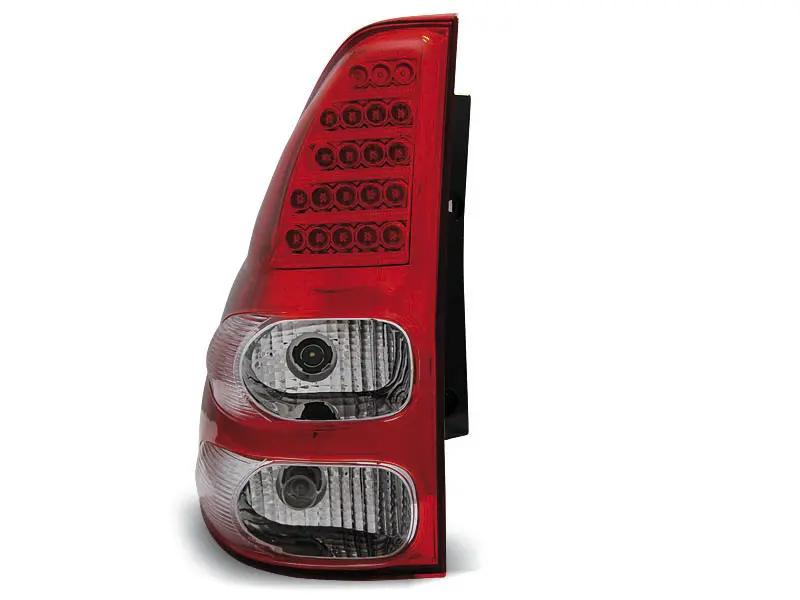 Baklykter LED TOYOTA LAND CRUISER (120) 2003-2009 RED WHITE – bilde 2