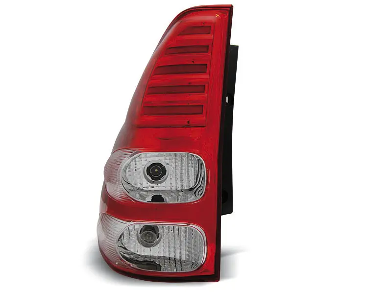 Baklykter LED TOYOTA LAND CRUISER (120) 2003-2009 RED WHITE – bilde 2