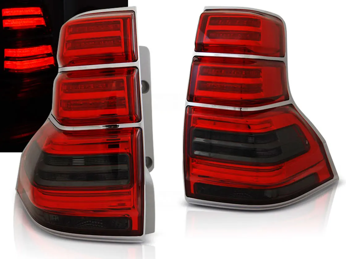 Baklykter LED TOYOTA LAND CRUISER (150) 2009-2013 RED SMOKE