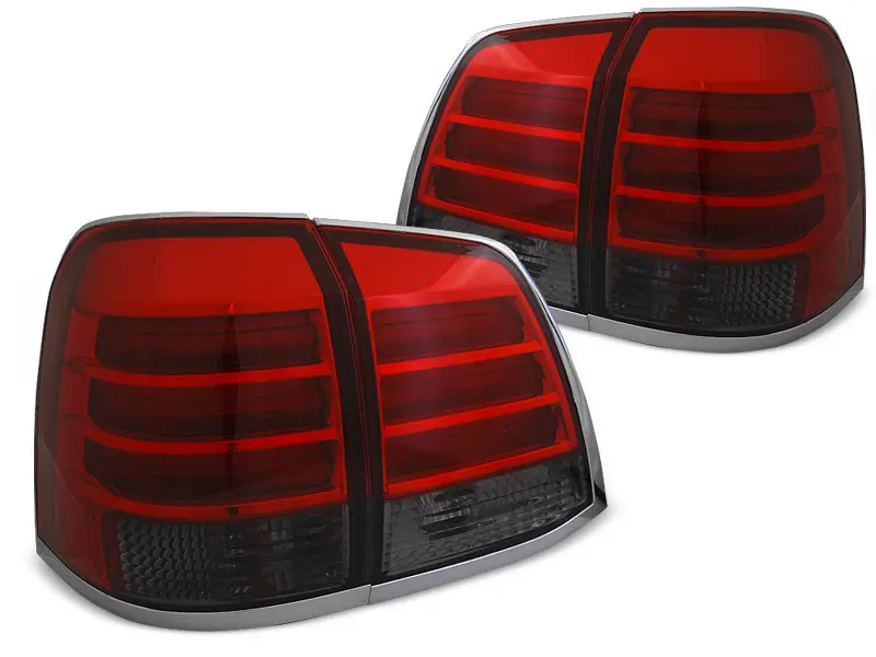 Baklykter LED Toyota Land Cruiser J200 2007 - 2015 │ RED SMOKE – bilde 4