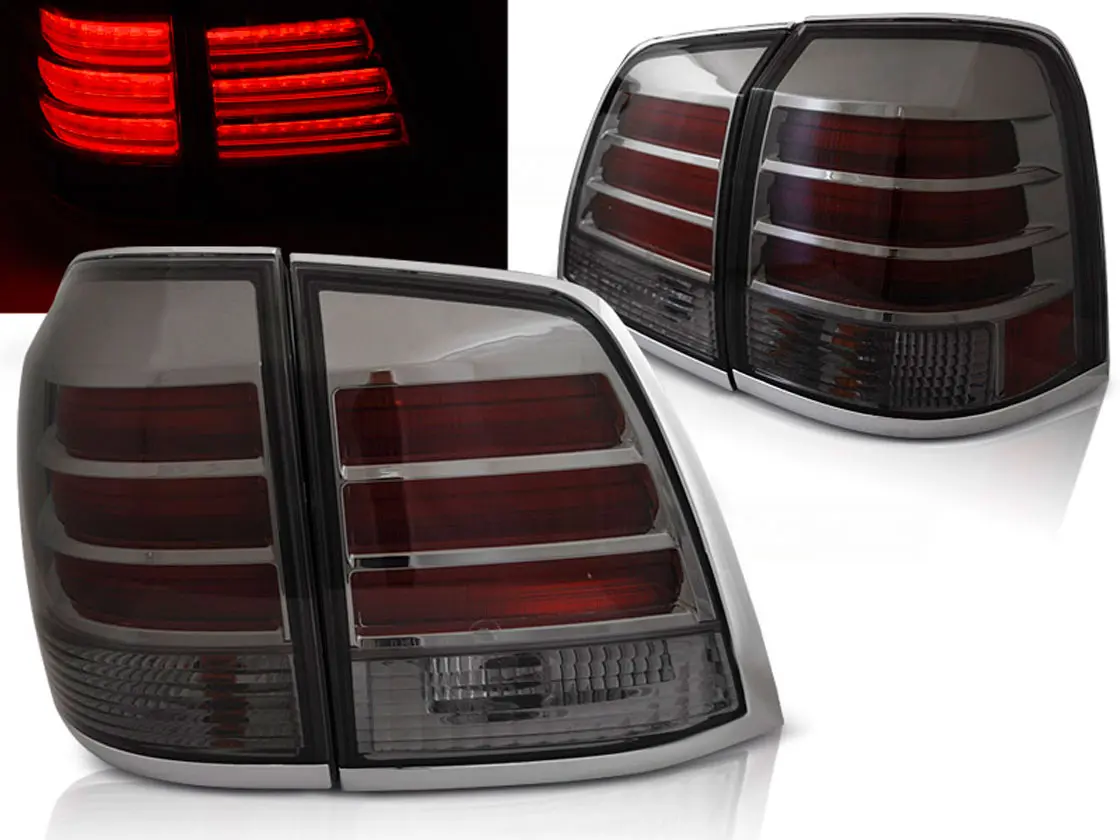 Baklykter LED Toyota Land Cruiser J200 2007 - 2015 │ SMOKE