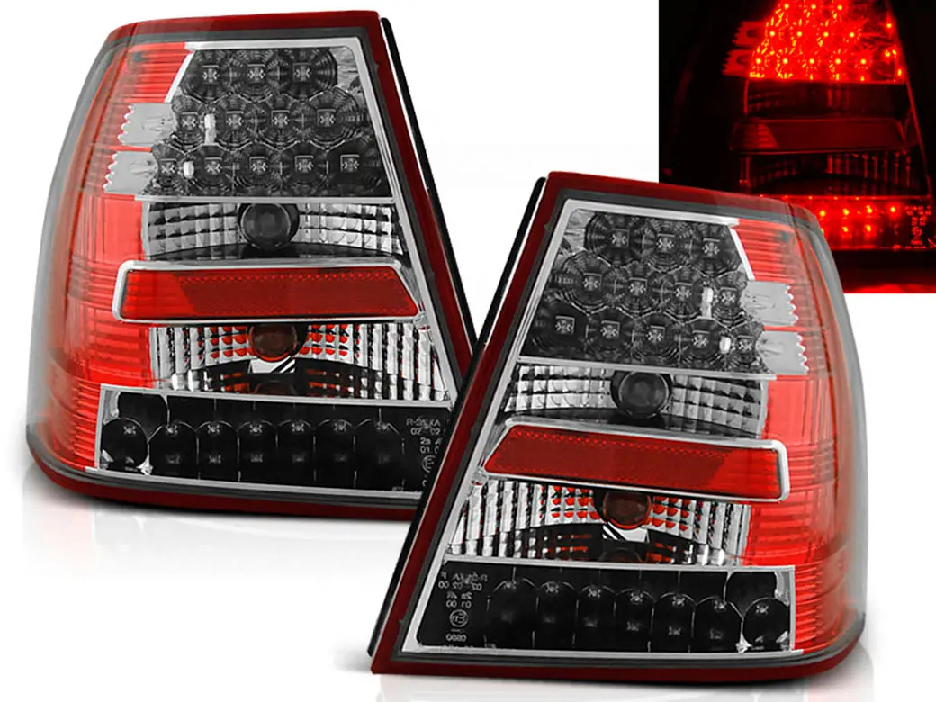 Baklykter LED VOLKSWAGEN BORA 1998-2005 RED WHITE