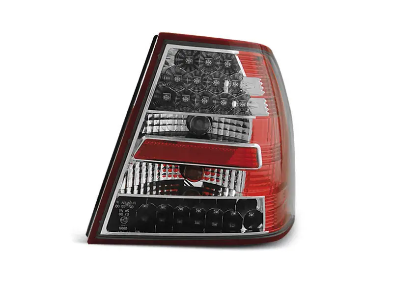 Baklykter LED VOLKSWAGEN BORA 1998-2005 RED WHITE – bilde 2