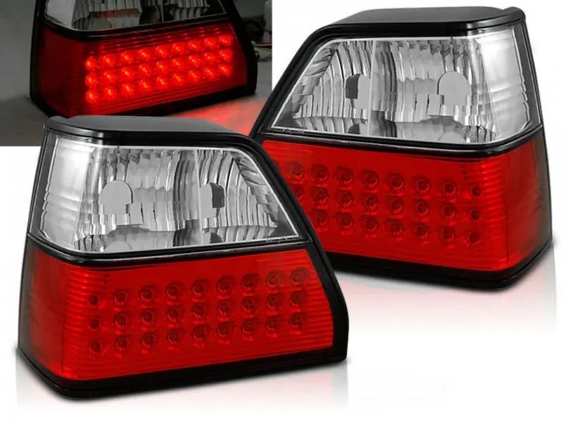 Baklykter LED Volkswagen GOLF 2 1983-1991 RED WHITE