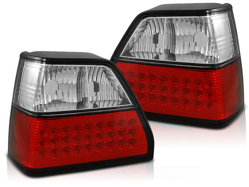 Baklykter LED Volkswagen GOLF 2 1983-1991 RED WHITE – bilde 2