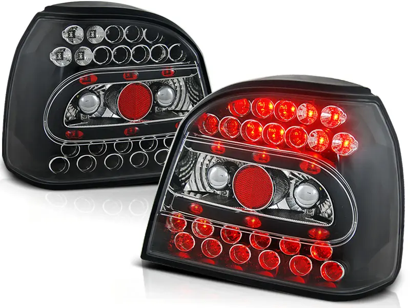 Baklykter LED Volkswagen GOLF 3 1991-1997 BLACK LED