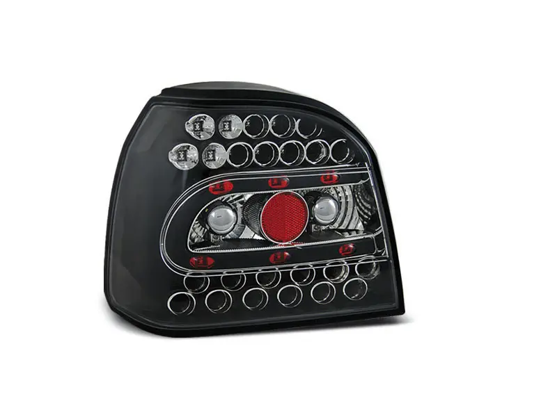 Baklykter LED Volkswagen GOLF 3 1991-1997 BLACK LED – bilde 2