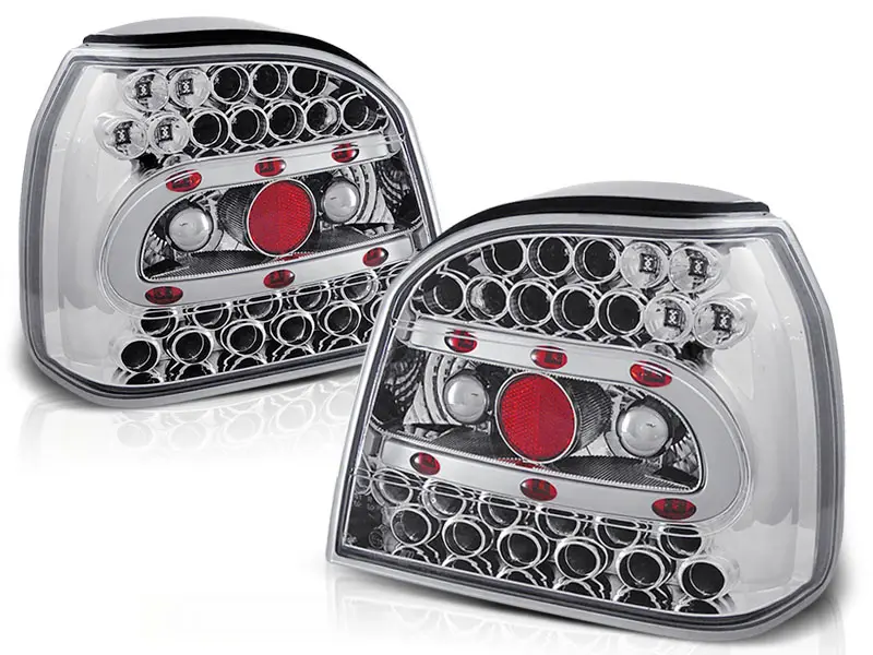 Baklykter LED Volkswagen GOLF 3 1991-1997 CHROME – bilde 2