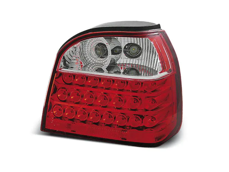 Baklykter  LED Volkswagen GOLF 3 1991-1997 RED WHITE – bilde 3