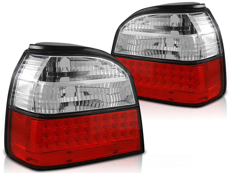 Baklykter LED Volkswagen GOLF 3 1991-1997 RED WHITE