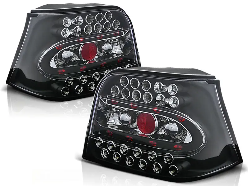 Baklykter LED Volkswagen GOLF 4 1997-2003 BLACK – bilde 2
