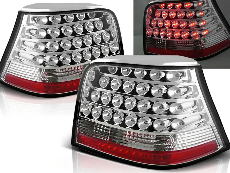 Baklykter LED Volkswagen GOLF 4 1997-2003 CHROME