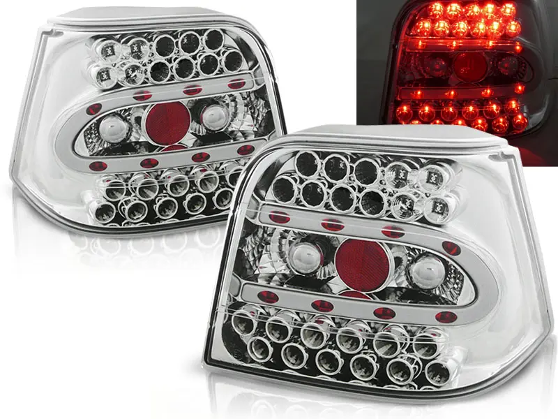 Baklykter LED Volkswagen GOLF 4 1997-2003 CHROME