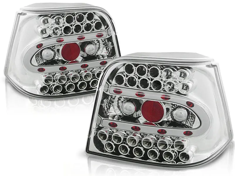 Baklykter LED Volkswagen GOLF 4 1997-2003 CHROME – bilde 2