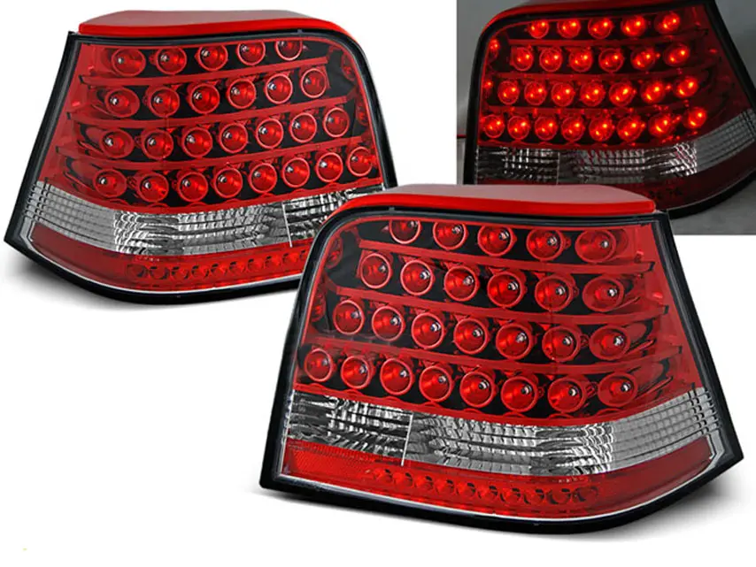 Baklykter LED Volkswagen GOLF 4 1997-2003 RED