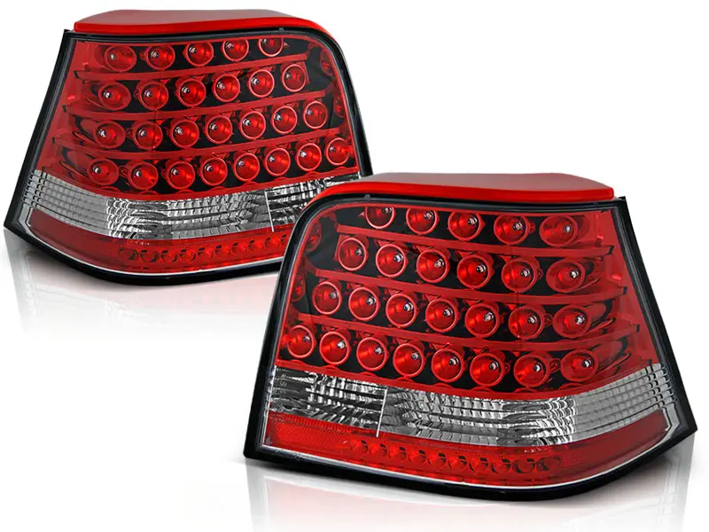 Baklykter LED Volkswagen GOLF 4 1997-2003 RED – bilde 2