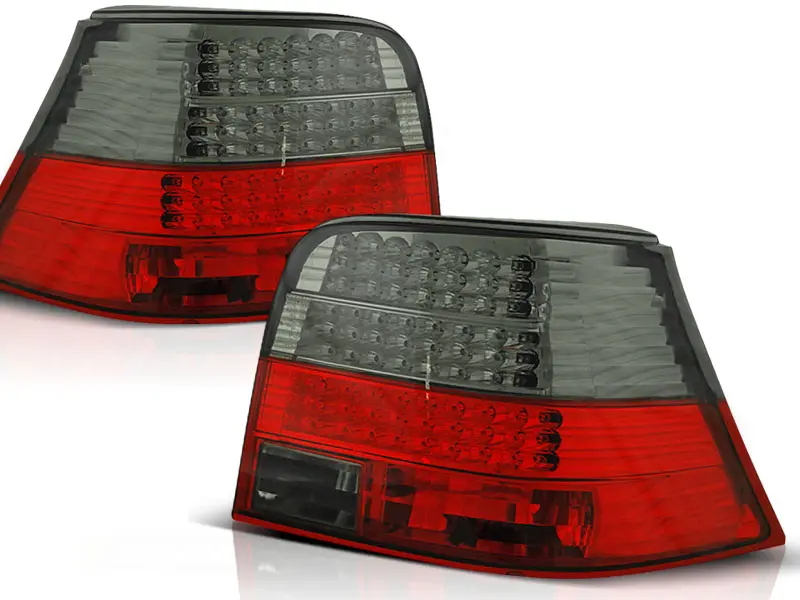 Baklykter LED VOLKSWAGEN GOLF 4 1997-2003 RED SMOKE – bilde 2