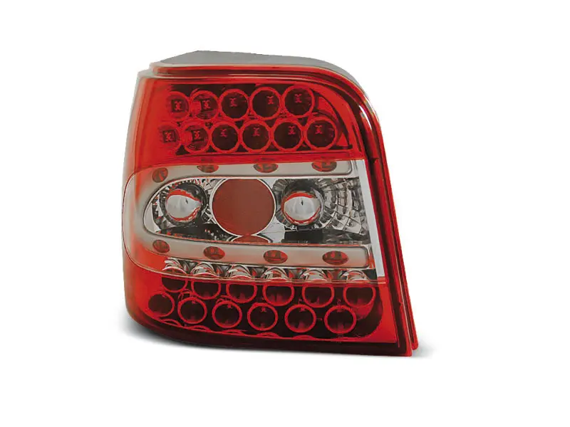 Baklykter LED Volkswagen GOLF 4 1997-2003 RED WHITE – bilde 3