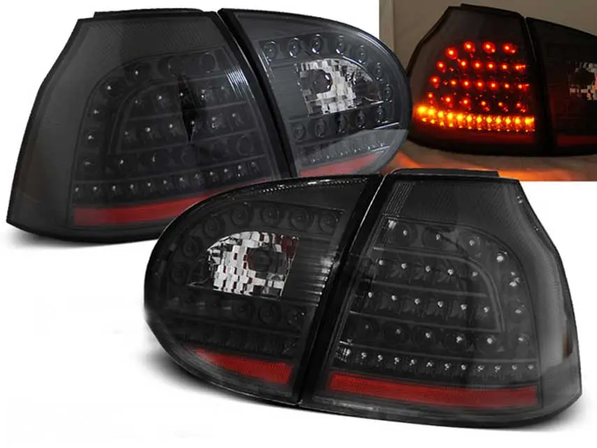 Baklykter LED Volkswagen GOLF 5 2003-2009 BLACK