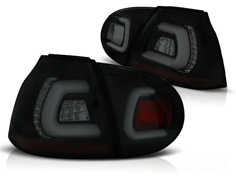 Baklykter LED Volkswagen GOLF 5 2003-2009 BLACK SMOKE LED – bilde 2