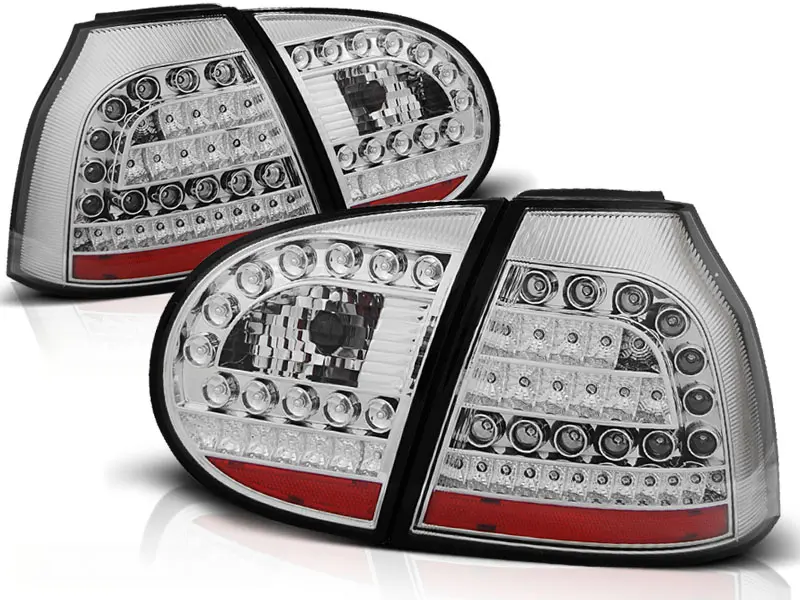 Baklykter LED VOLKSWAGEN GOLF 5 2003-2009 CHROME – bilde 2