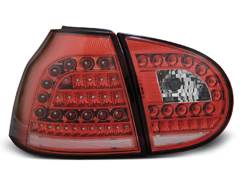 Baklykter LED Volkswagen GOLF 5 2003-2009 RED WHITE – bilde 3