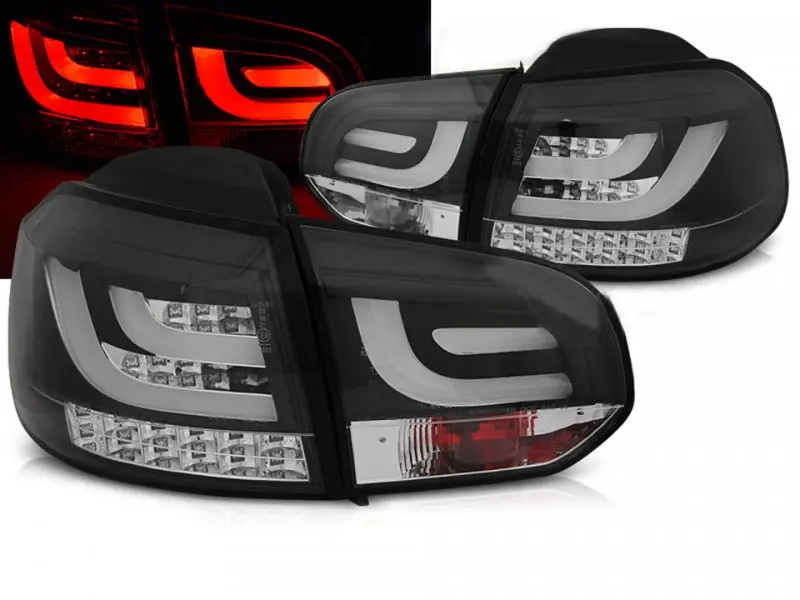 Baklykter LED VOLKSWAGEN GOLF 6 2008-2012 BLACK