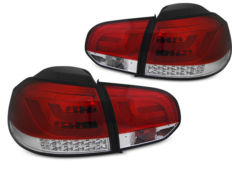 Baklykter LED VOLKSWAGEN GOLF 6 2008-2012 RED WHITE  Image 5