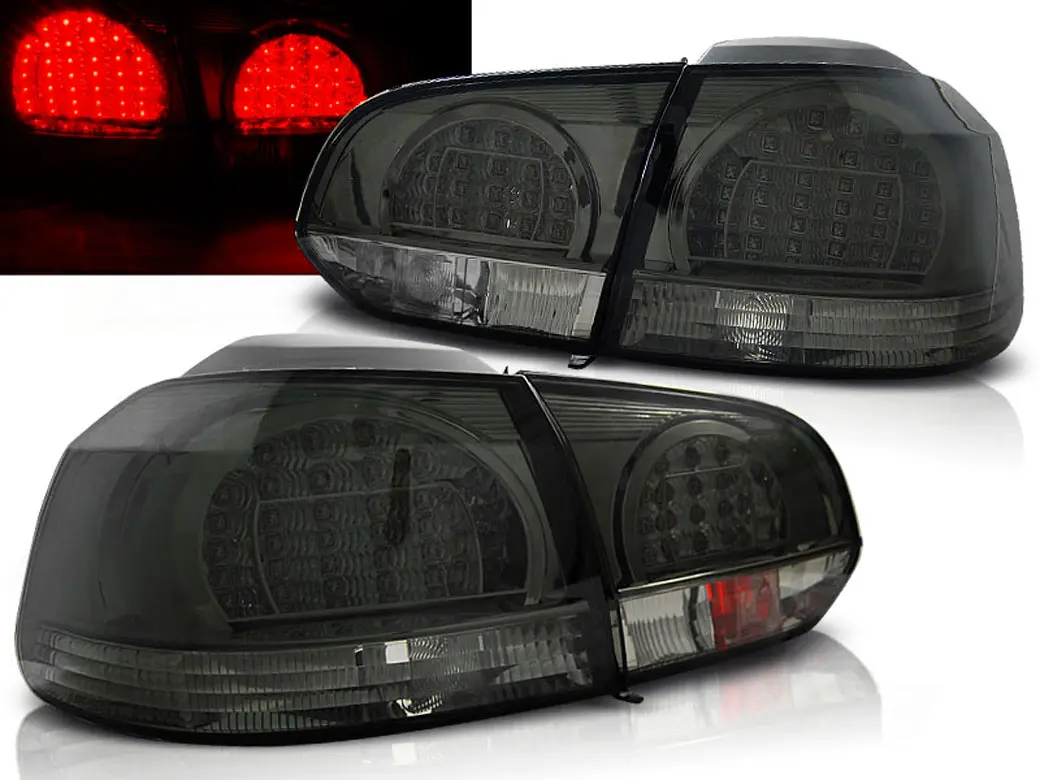 Baklykter LED Volkswagen GOLF 6 2008-2012 SMOKE