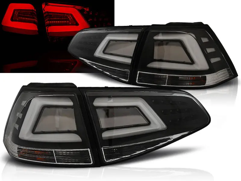 Baklykter LED VOLKSWAGEN GOLF 7 2013-2017 BLACK