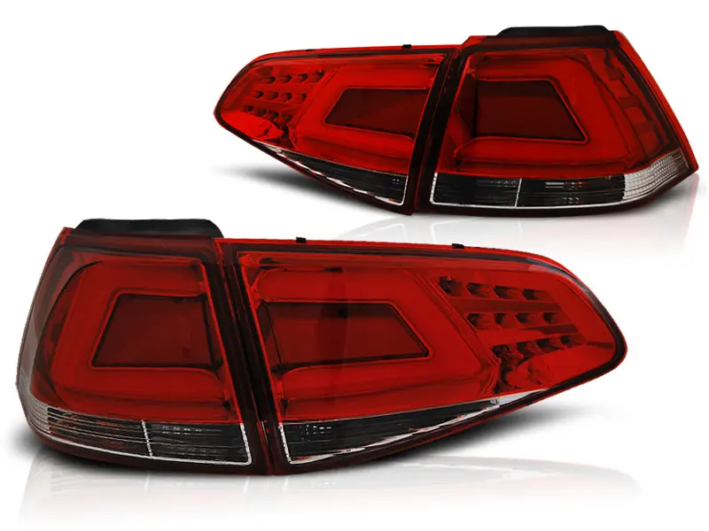 Baklykter LED VOLKSWAGEN GOLF 7 2013-2017 RED WHITE