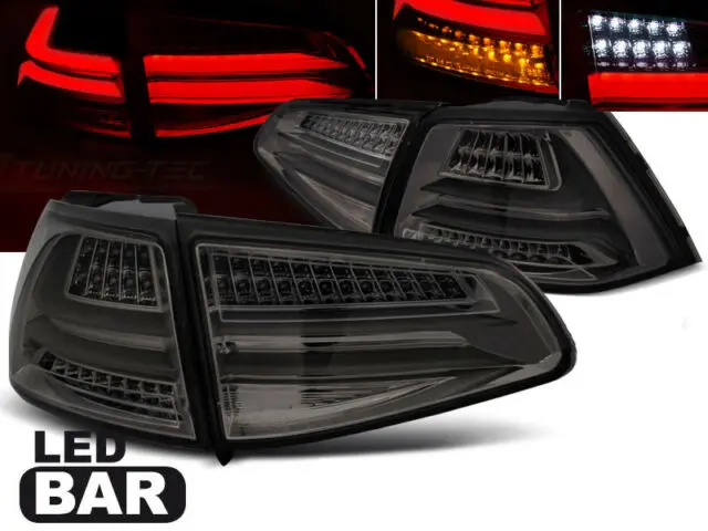 Baklykter LED Volkswagen GOLF 7 2013-2017 SMOKE