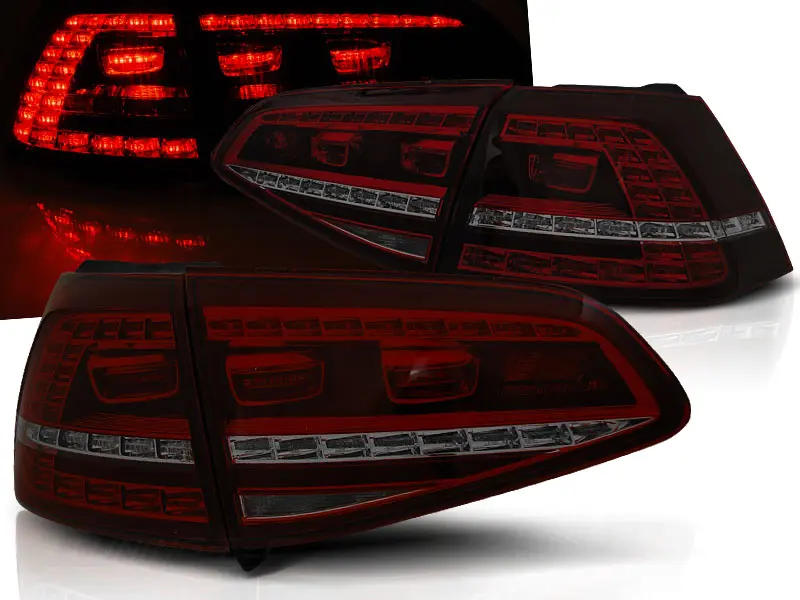 Baklykter LED VOLKSWAGEN GOLF 7 2013-> RED SMOKE GTI LOOK