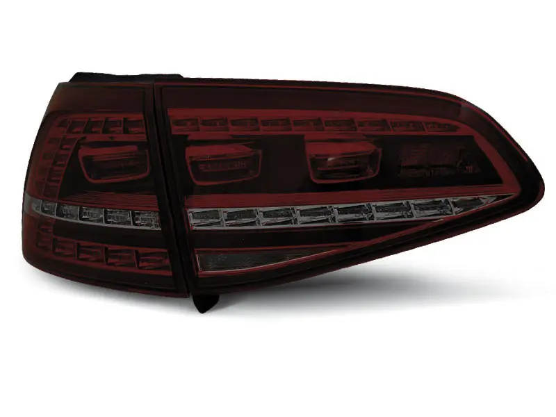 Baklykter LED VOLKSWAGEN GOLF 7 2013-> RED SMOKE GTI LOOK – bilde 3