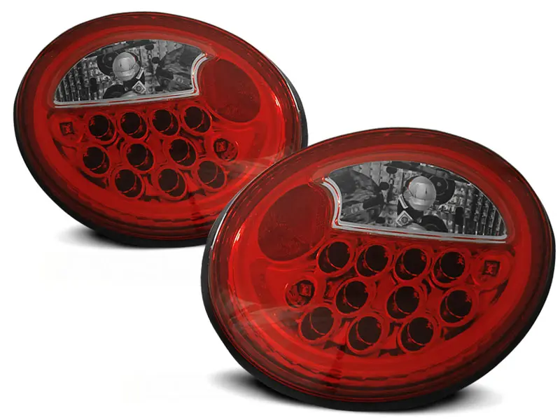 Baklykter LED VOLKSWAGEN NEW BEETLE 1998-2005 RED WHITE Image 2