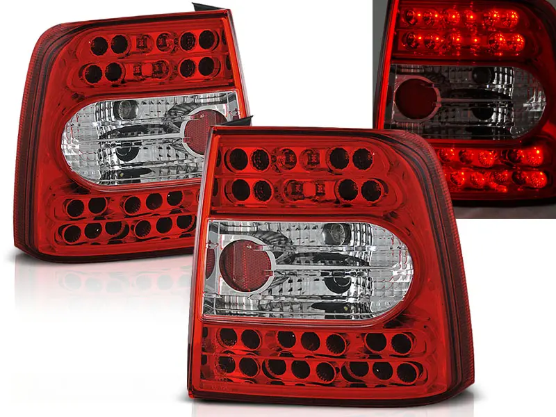 Baklykter LED Volkswagen PASSAT (B5) 1996-2000 SEDAN RED WHITE