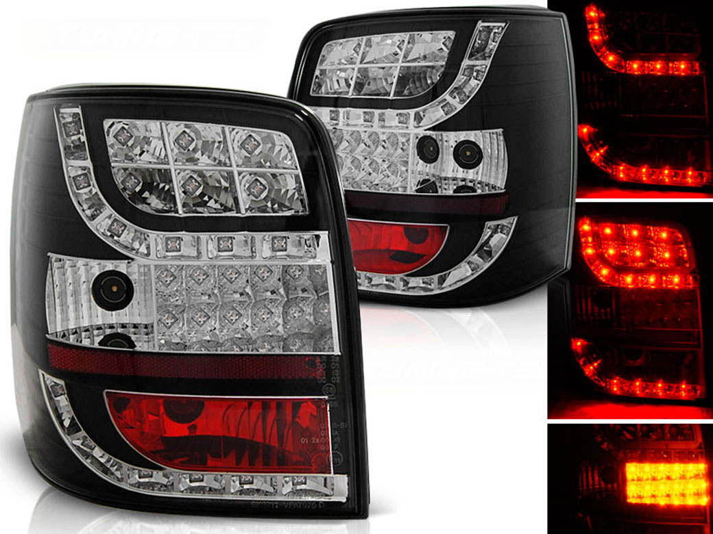 Baklykter LED Volkswagen PASSAT B5 (3BG) 2000-2004 BLACK INDICATOR