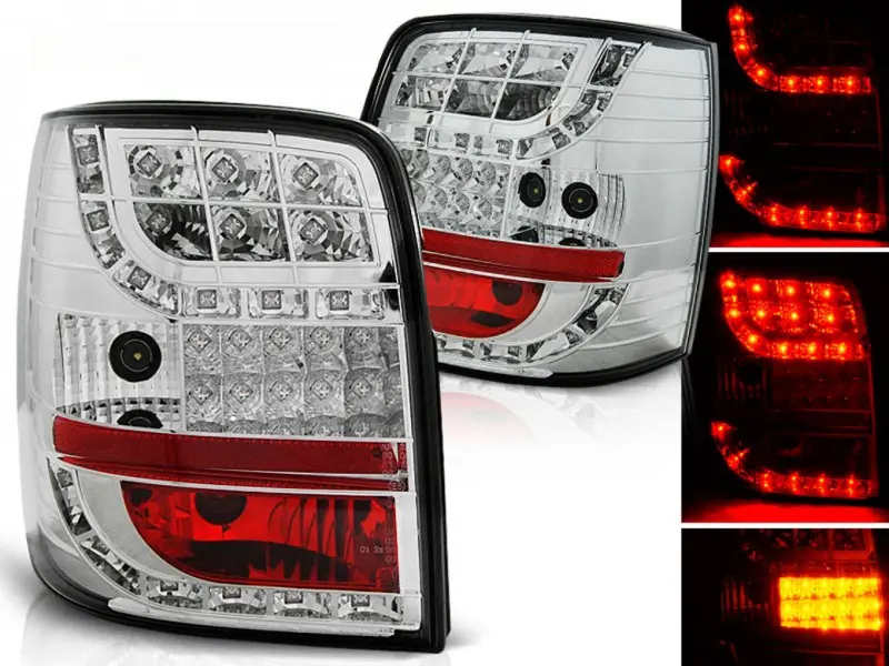 Baklykter LED Volkswagen PASSAT B5 (3BG) 2000-2004 CHROME INDICATOR