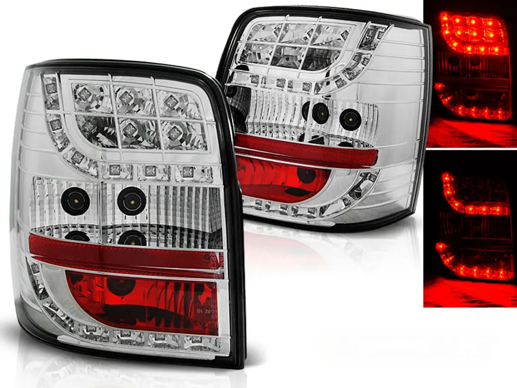Baklykter LED Volkswagen PASSAT B5 (3BG) 2000-2004 CHROME – bilde 2