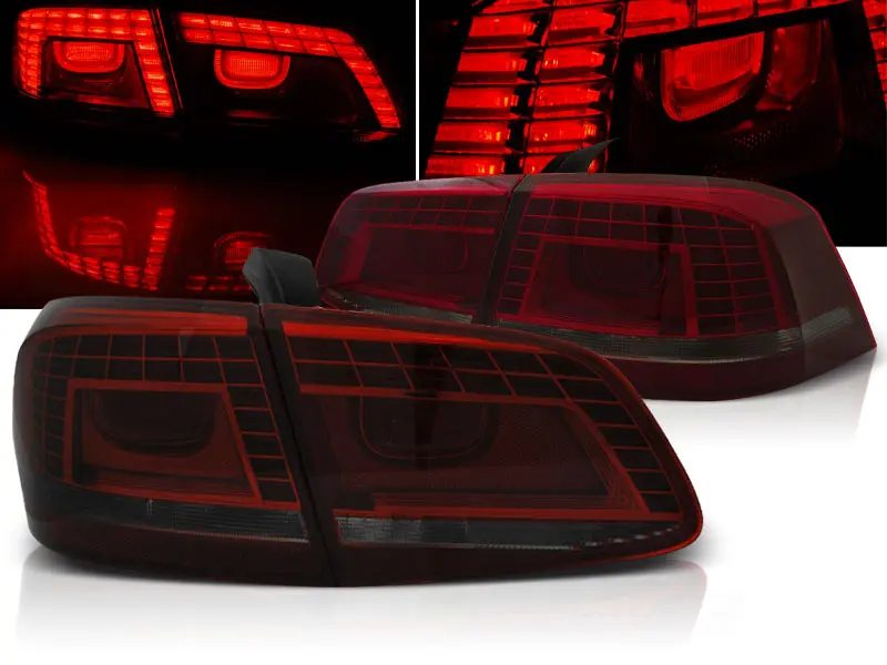 Baklykter LED Volkswagen PASSAT (B7) 2010-2014 RED SMOKE Image 1