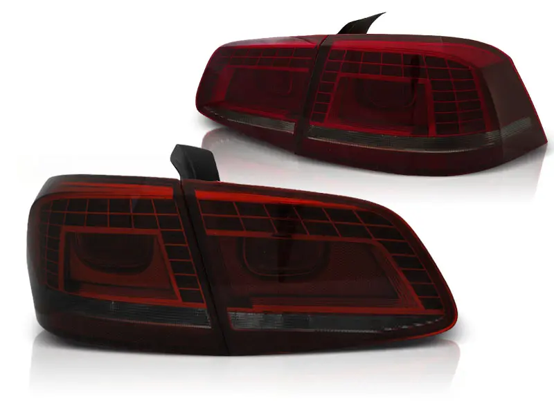 Baklykter LED Volkswagen PASSAT (B7) 2010-2014 RED SMOKE Image 6