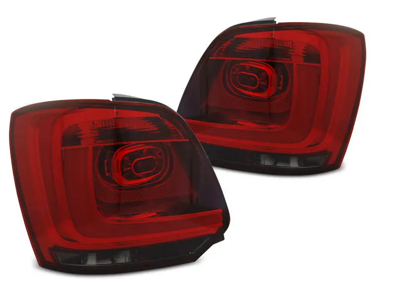 Baklykter LED VOLKSWAGEN POLO 2009-2014 RED SMOKE – bilde 5