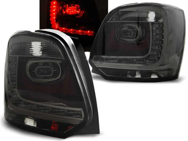Baklykter LED Volkswagen POLO 2009-2014 SMOKE