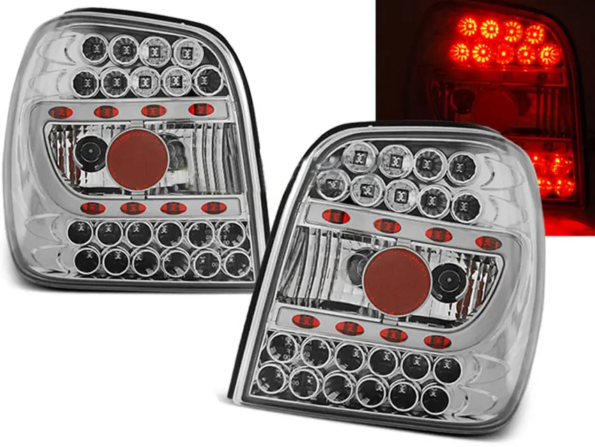 Baklykter LED VOLKSWAGEN POLO (6N) 1994-1999 CHROME