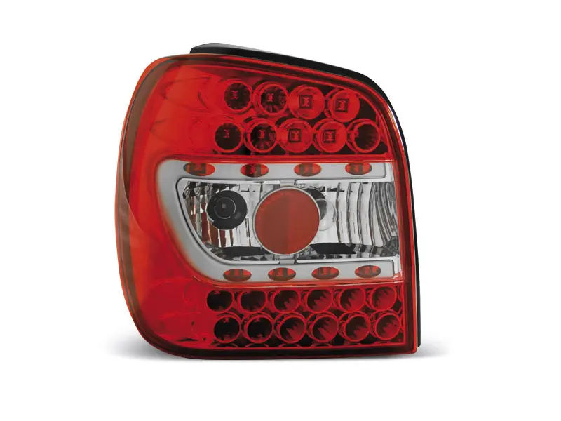 Baklykter LED VOLKSWAGEN POLO (6N) 1994-1999 RED WHITE – bilde 2