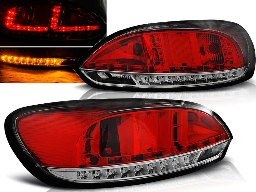 Baklykter LED Volkswagen SCIROCCO III 2008-2014 RED WHITE