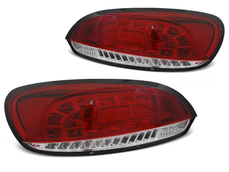 Baklykter LED VOLKSWAGEN SCIROCCO III 2008-2014 RED WHITE  – bilde 5