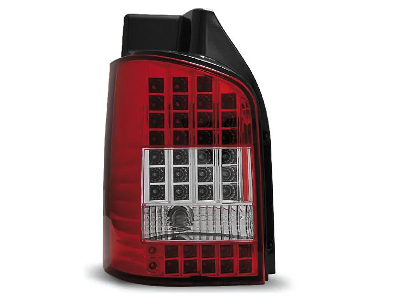 Baklykter LED VOLKSWAGEN T5 2003-2009 RED WHITE – bilde 2