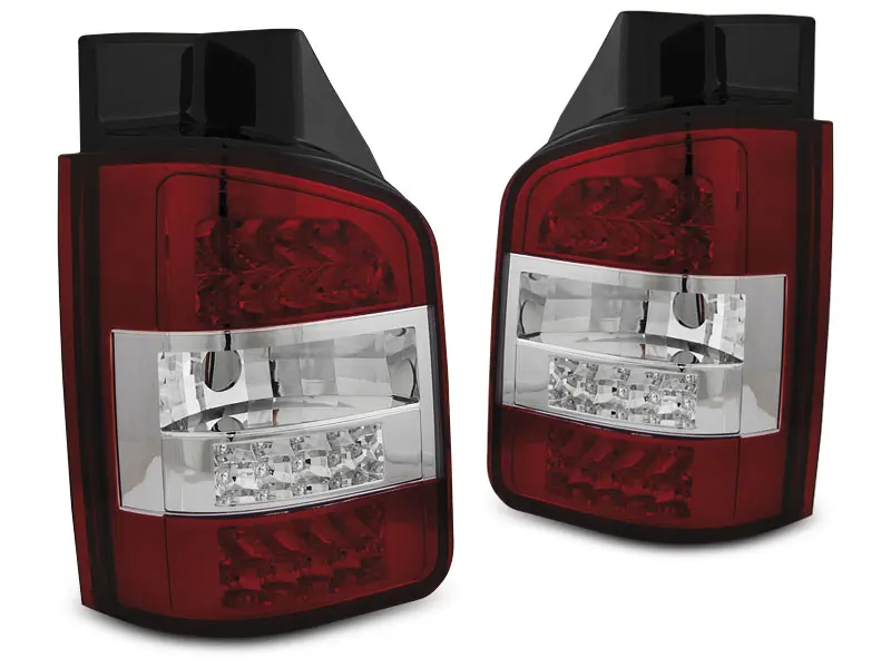 Baklykter LED VOLKSWAGEN T5 2003-2009 RED WHITE – bilde 4